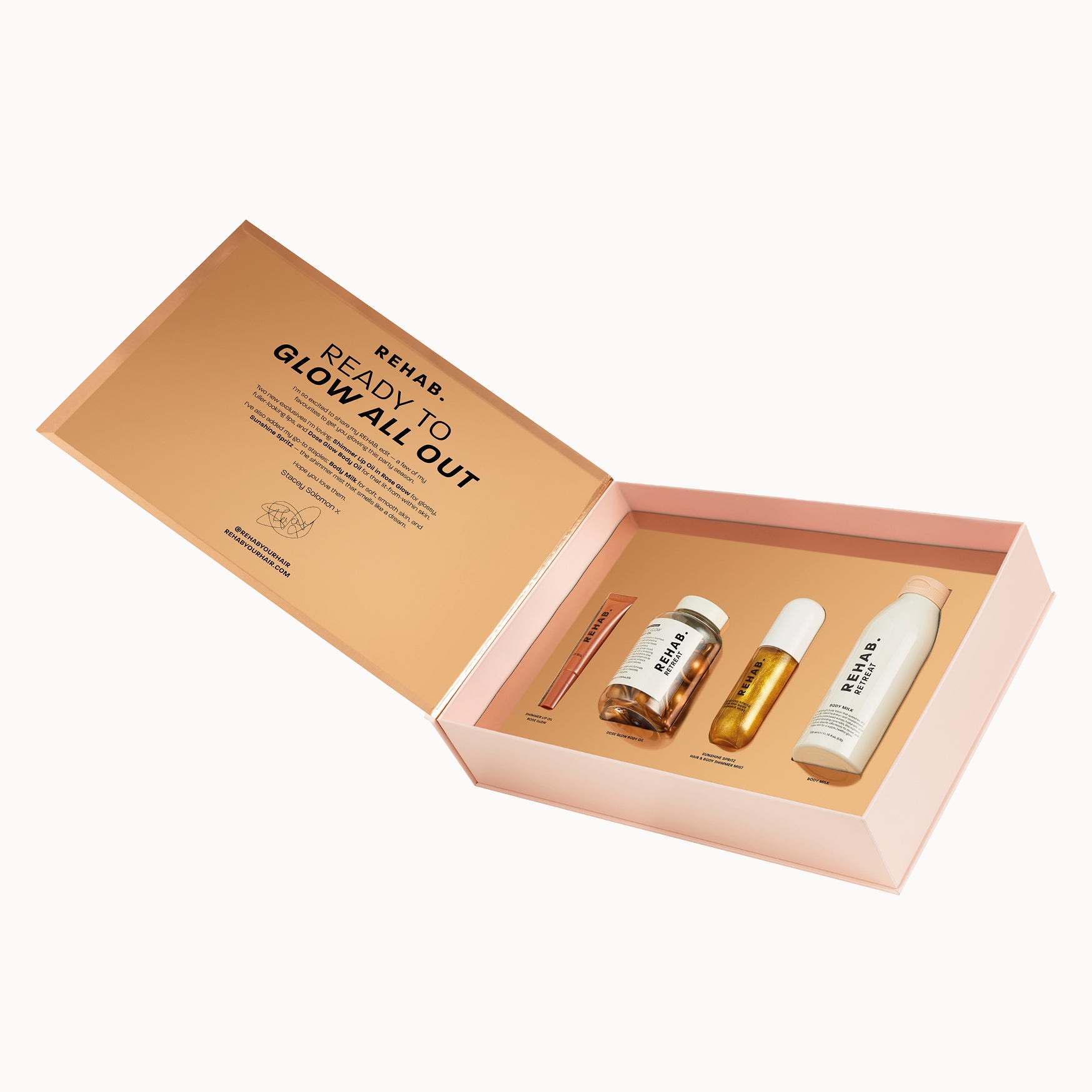 Stacey's Gift Set - Ready To Glow All Out – rehabyourhair